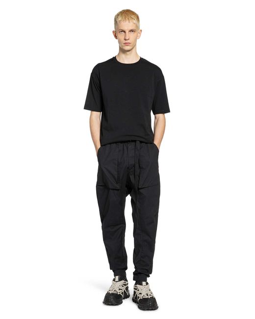 Thom Krom Black Printed Back T-Shirt for men