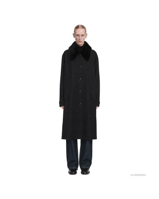 Our Legacy Black Tundra Coat