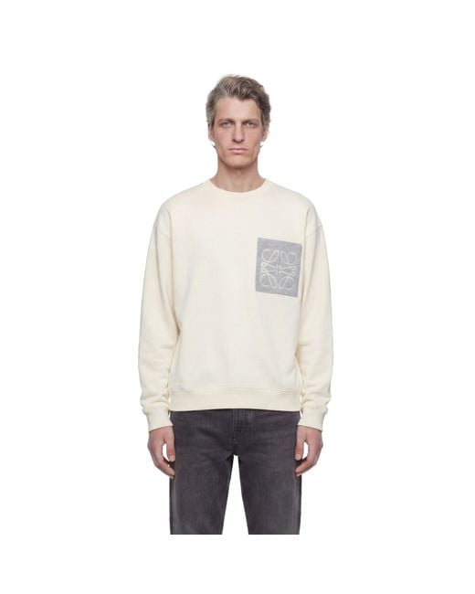 Loewe Natural Anagram Pocket Sweater for men
