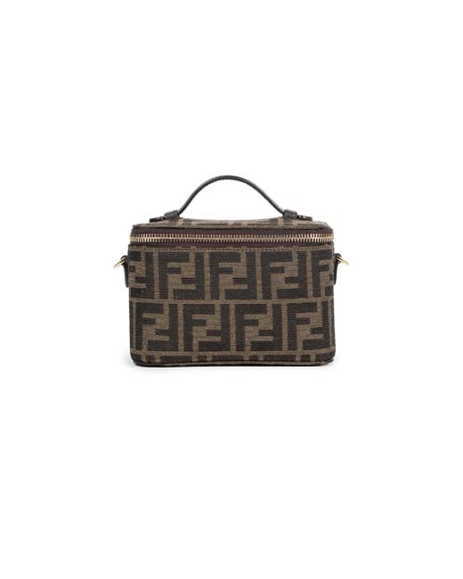 Fendi Brown Vanity Ff Mini Bag