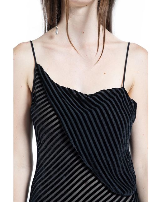 Ann Demeulemeester Blue Aaricia Long Bias Slip Dress