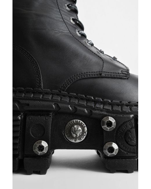 Vetements Black Vetets Boots for men