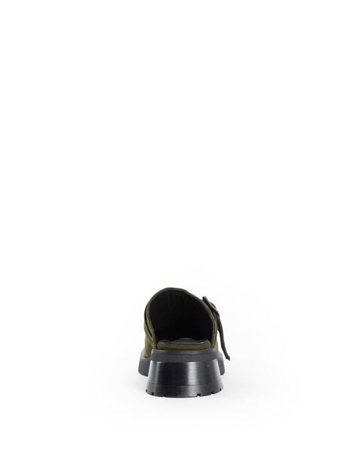 Miista Green Aroa Suede Sabot