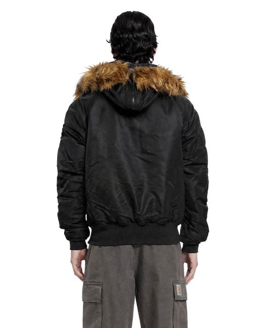 Alpha Industries Black N-2B Heritage Jacket for men