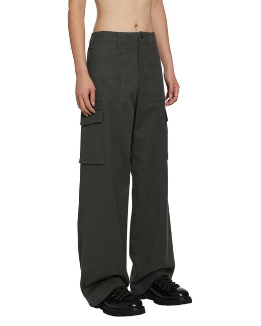 Rier Black Cargo Trousers for men