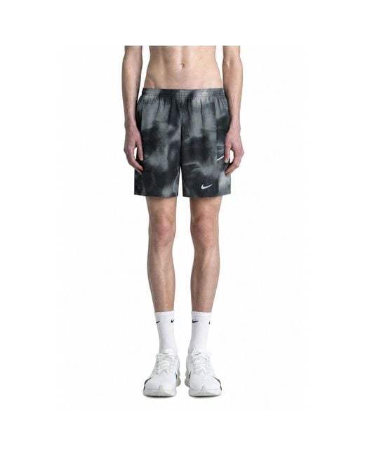 Nike Blue Miler Dri-Fit Running Shorts for men