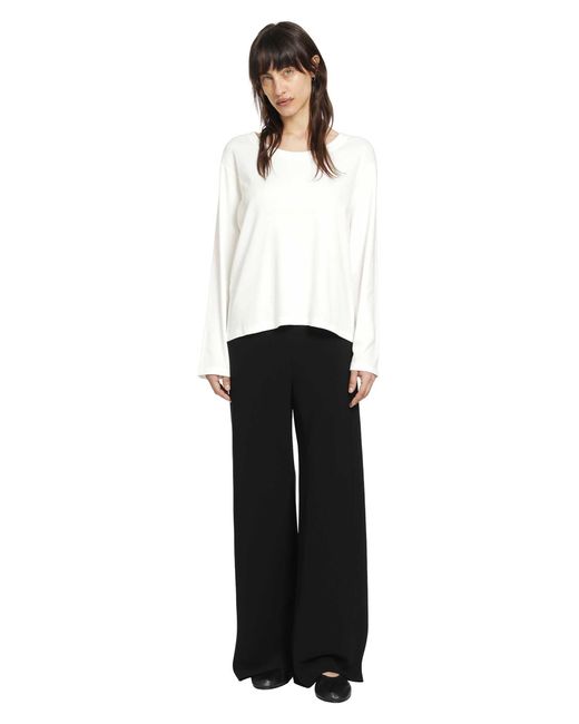 The Row White Elfrida Top