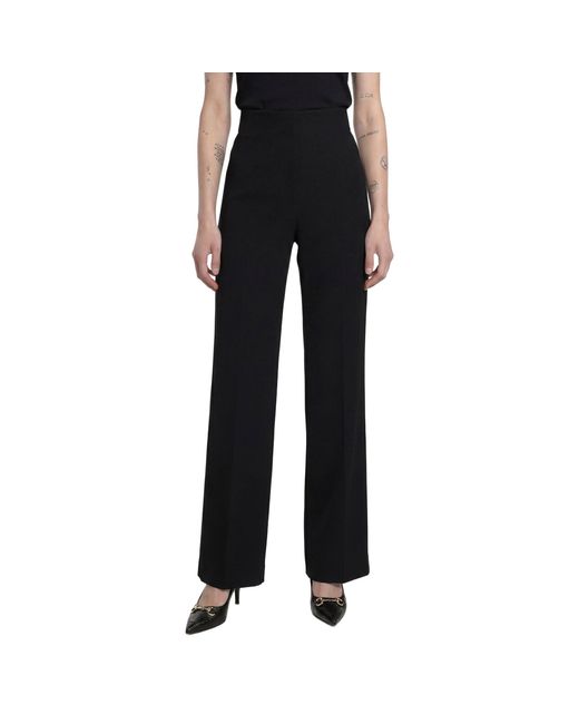 Gucci Black Technical Stretch Wool Pants
