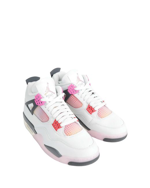 Nike White Air Jordan 4 Retro Comic Sneakers for men
