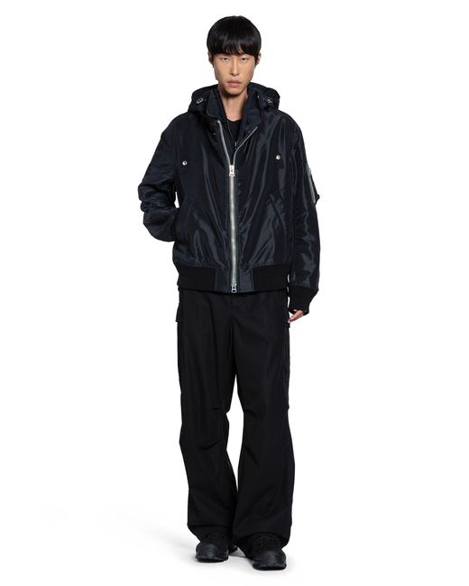 ★sacai Nylon Twill Blouson 23SS 黒size4 Sacai - Nylon Twill Blouson Jacket | HBX - Globally Curated
