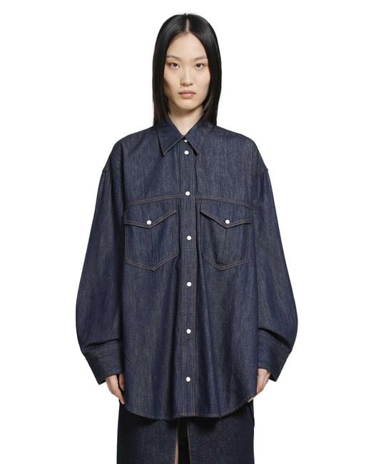 Khaite Blue Christensen Shirt
