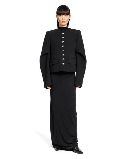 Khaite Black Vestito Norla