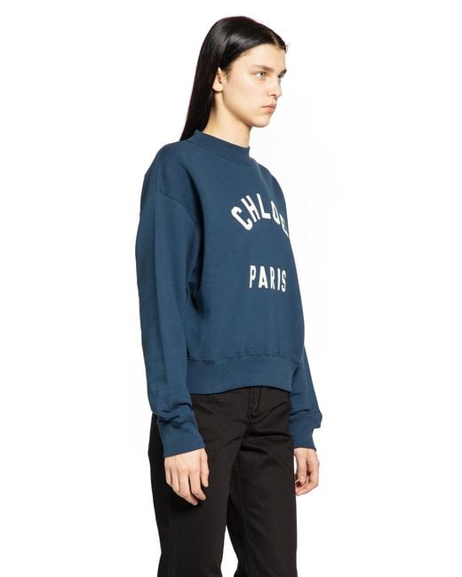 Chloé Blue Chloe Paris Sweatshirt