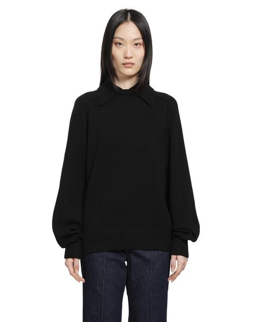 Khaite Black Jackson Sweater