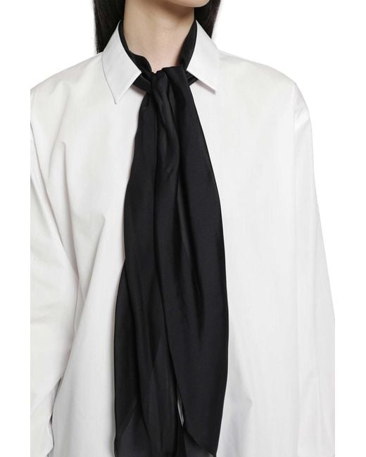 Sacai Black Poplin Shirt