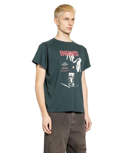 Enfants Riches Deprimes Blue Double The Length Of Solstice Raglan T-Shirt for men