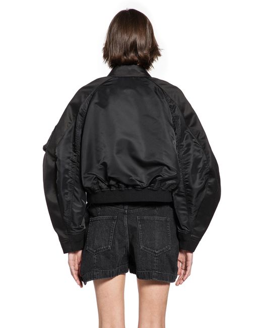 Sacai Black Cotton Chino X Nylon Twill Blouson