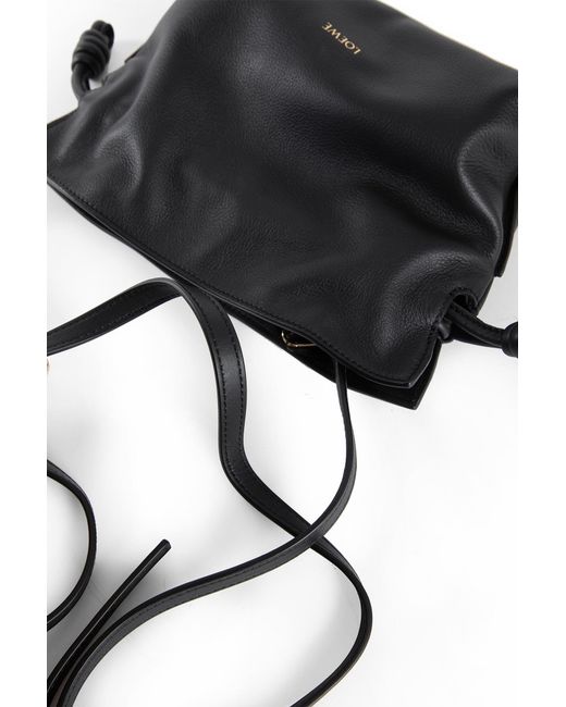 Loewe Black Mini Flamenco Clutch