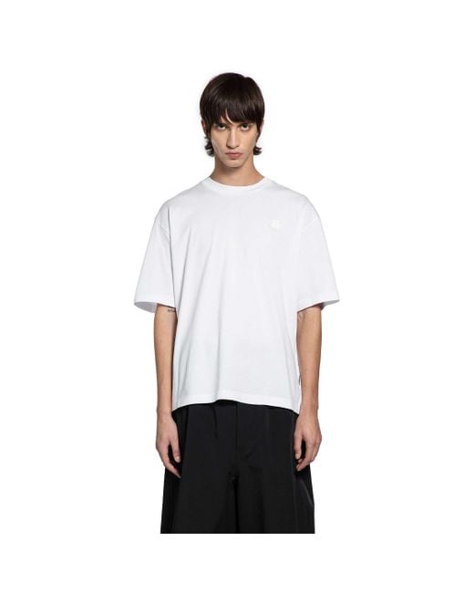 Moncler Genius White Asap Rocky Cotton T-Shirt for men