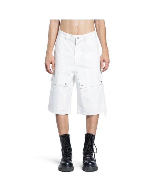 OAMC White Chino Shorts for men
