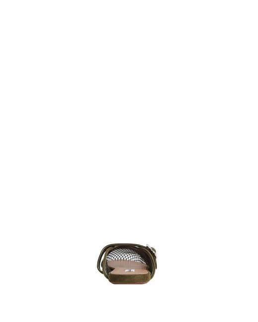 Alaïa Brown Finishnet Flat Mules