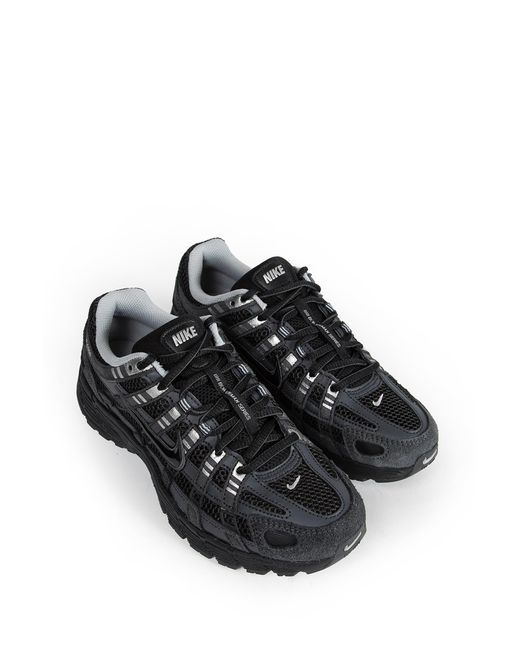 Nike Black P-6000 Suede Sneakers for men