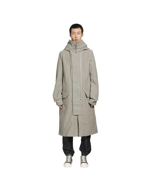 Rick Owens Gray Tower Megaparka for men