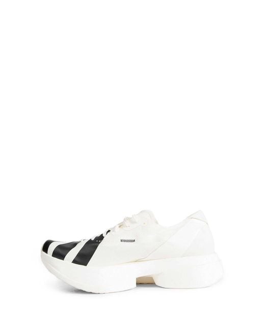 Y-3 White Adios Pro 4 Sneakers for men