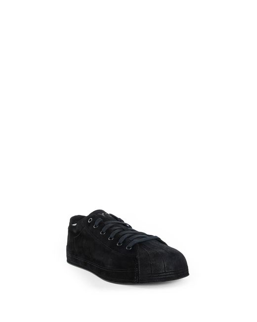 Y-3 Black Nizzastar Lo Sneakers In Suede for men