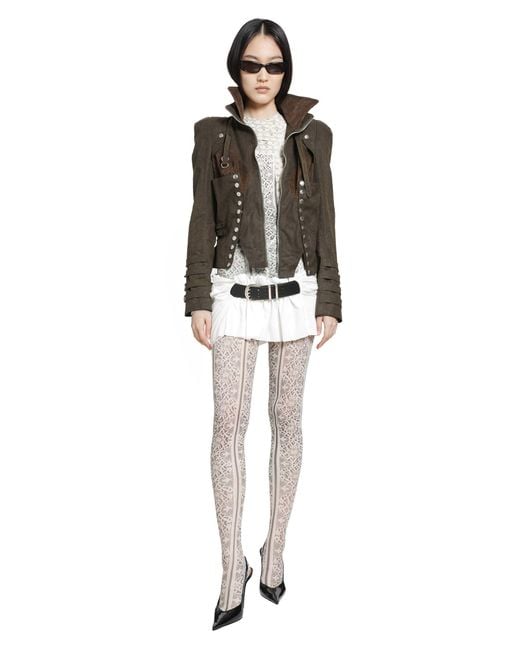 Dilara Findikoglu White Spell The Words Skirt