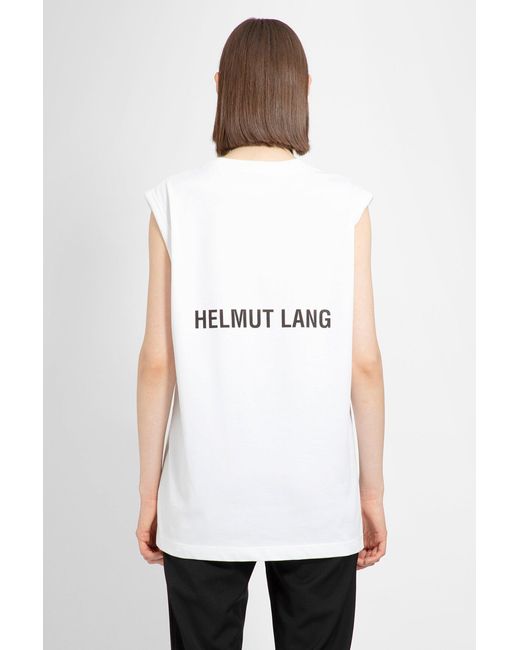 Helmut Lang White Tank Tops
