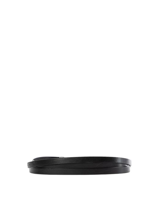 Ann Demeulemeester Black Kepa Triple Wrap Belt