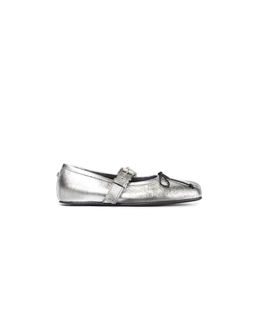 Ann Demeulemeester White Zoey Ballerinas