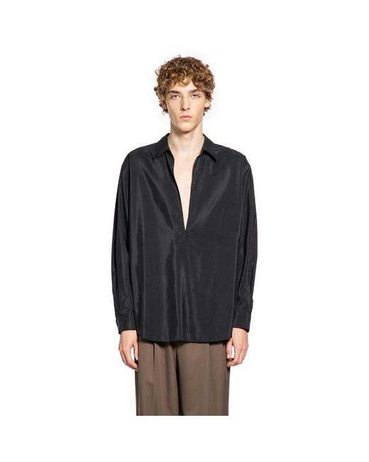 Ssstein Black Long Sleeves Shirt for men