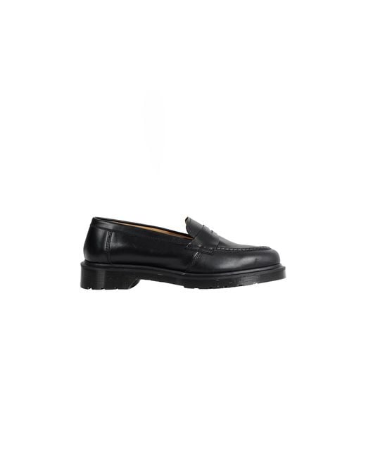 Dr. Martens Black Delapre Penny Loafers for men