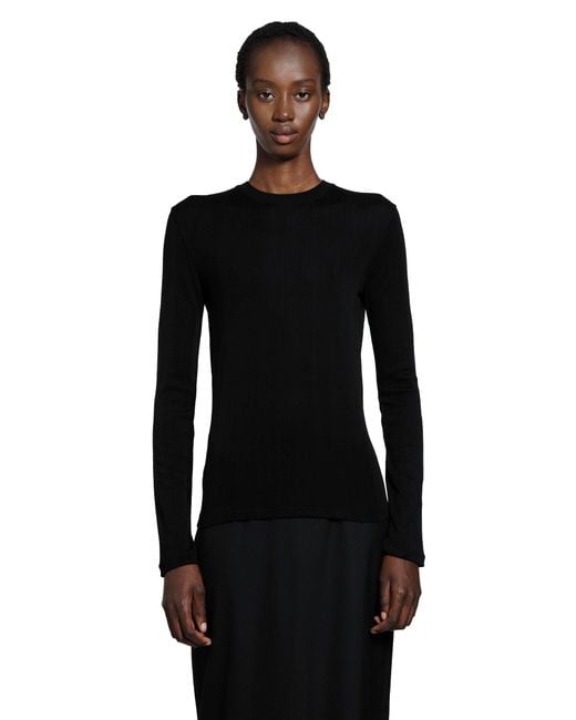 The Row Black Dantea Top