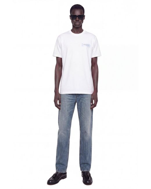 Givenchy White Stamp T-Shirt for men