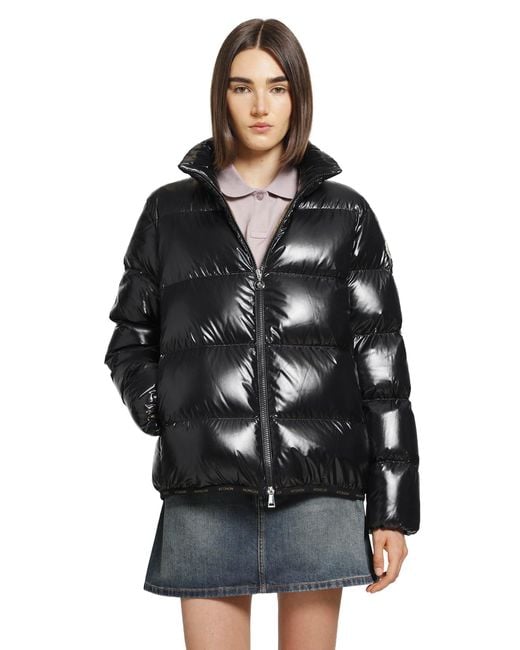 Moncler Black Abbadia Short Down Jacket