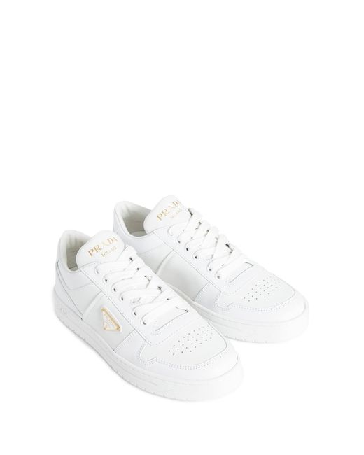 Prada White Downtown Sneakers