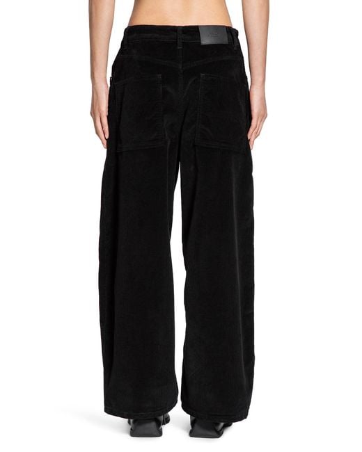 Studio Nicholson Black Pantaloni Paolo Courdury for men
