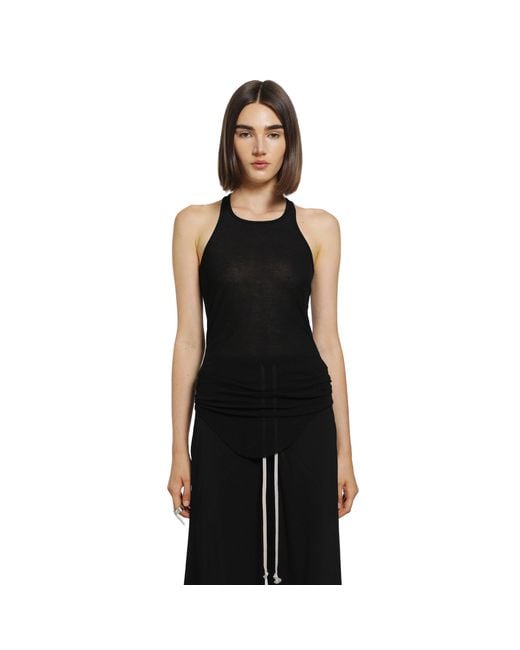 Rick Owens Black The Tower Basic Rib