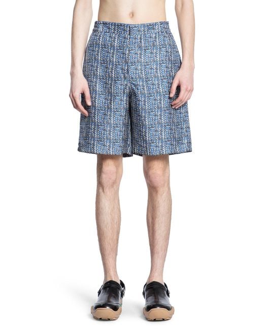 Fendi Blue Shorts for men