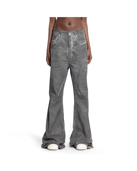 Rick Owens Concordians Bolan Bootcut in Grey | Lyst UK