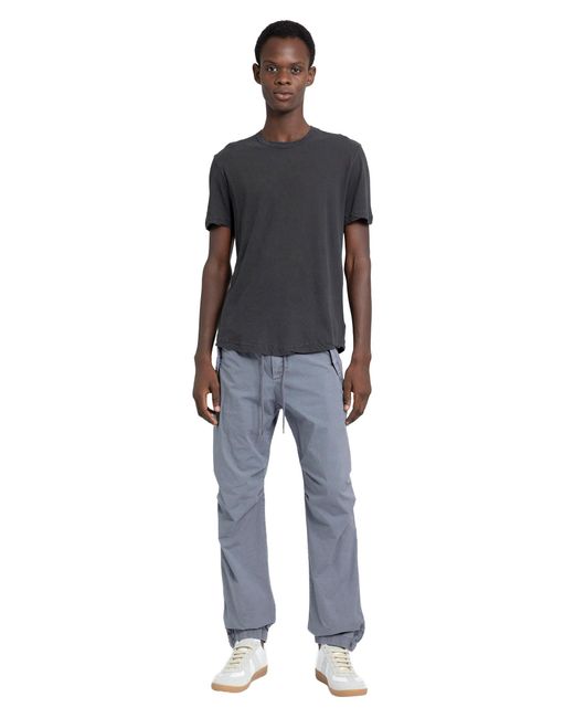 James Perse Blue Clear Jersey Crew T-Shirt for men