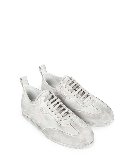 Ann Demeulemeester White Siru Low-top Boxing Sneakers