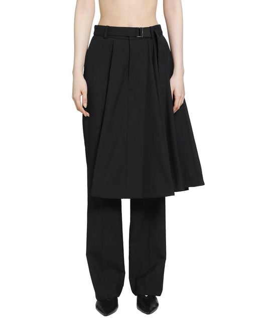 Sacai Black Suiting Pants
