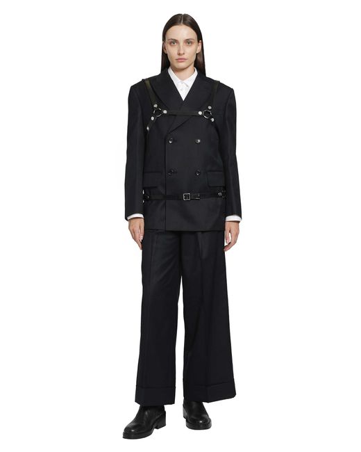 Junya Watanabe Black Double Breasted Blazer