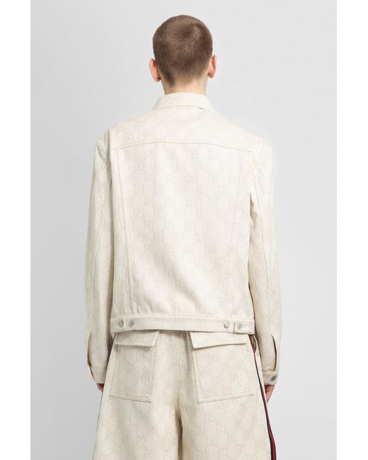 Gucci Natural Jackets for men