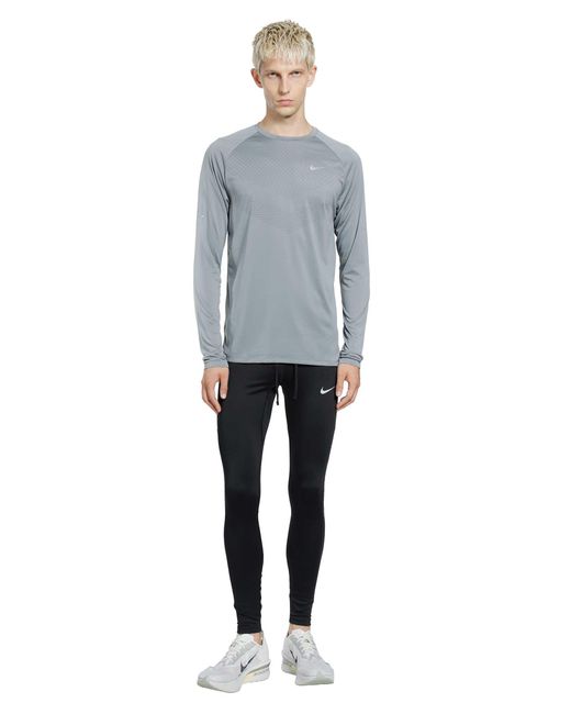 Nike Gray Stride Dri-Fit Adv Long Sleeve Top for men