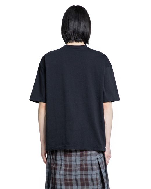 Ann Demeulemeester Blue Hardon High-Comfort T-Shirt for men